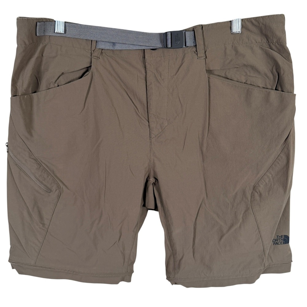 The North Face Paramount 3.0 Shorts Mens 40 Brown Belted Hiking Cargo NF00CH5Z